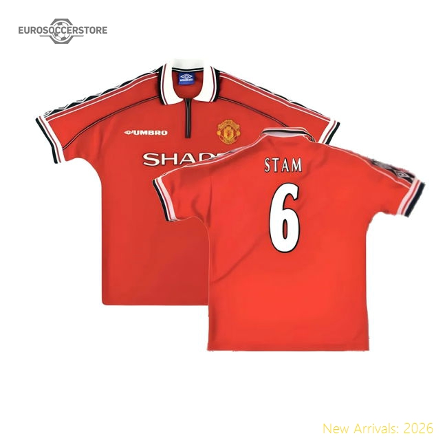 High-quality Manchester United 1998-2000 Home Shirt (xxl) (excellen