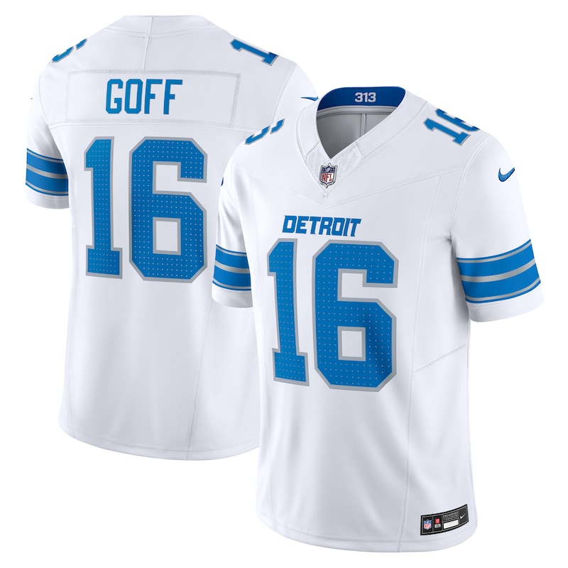None Jared Goff DET Lions Official Team Spirit Wear Football Apparel