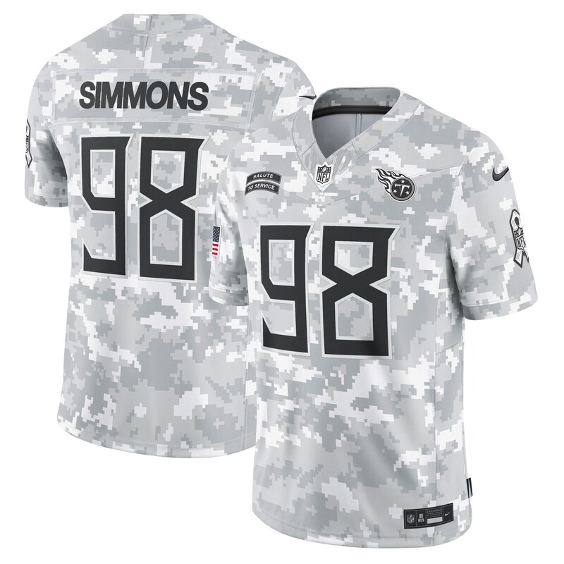 None Jeffery Simmons TEN Titans Victory Genuine Jersey for NFL Fans