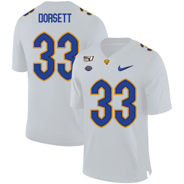 Men's None White 2024 moisture wicking Tony Dorsett #33 away jersey