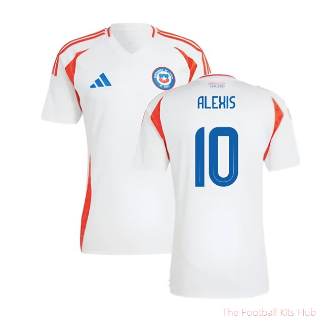 2024-2025 Chile Away Shirt (ALEXIS 10)