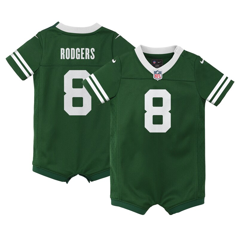 None Aaron Rodgers NY Jets Retro Officially Licensed Jersey Game Day W