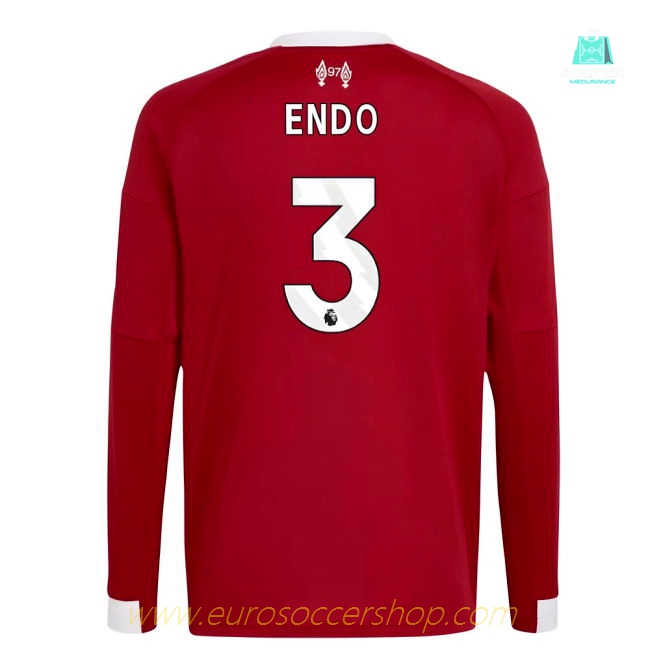 2025-2026 Liverpool Long Sleeve Home Shirt (Kids) (Endo 3)