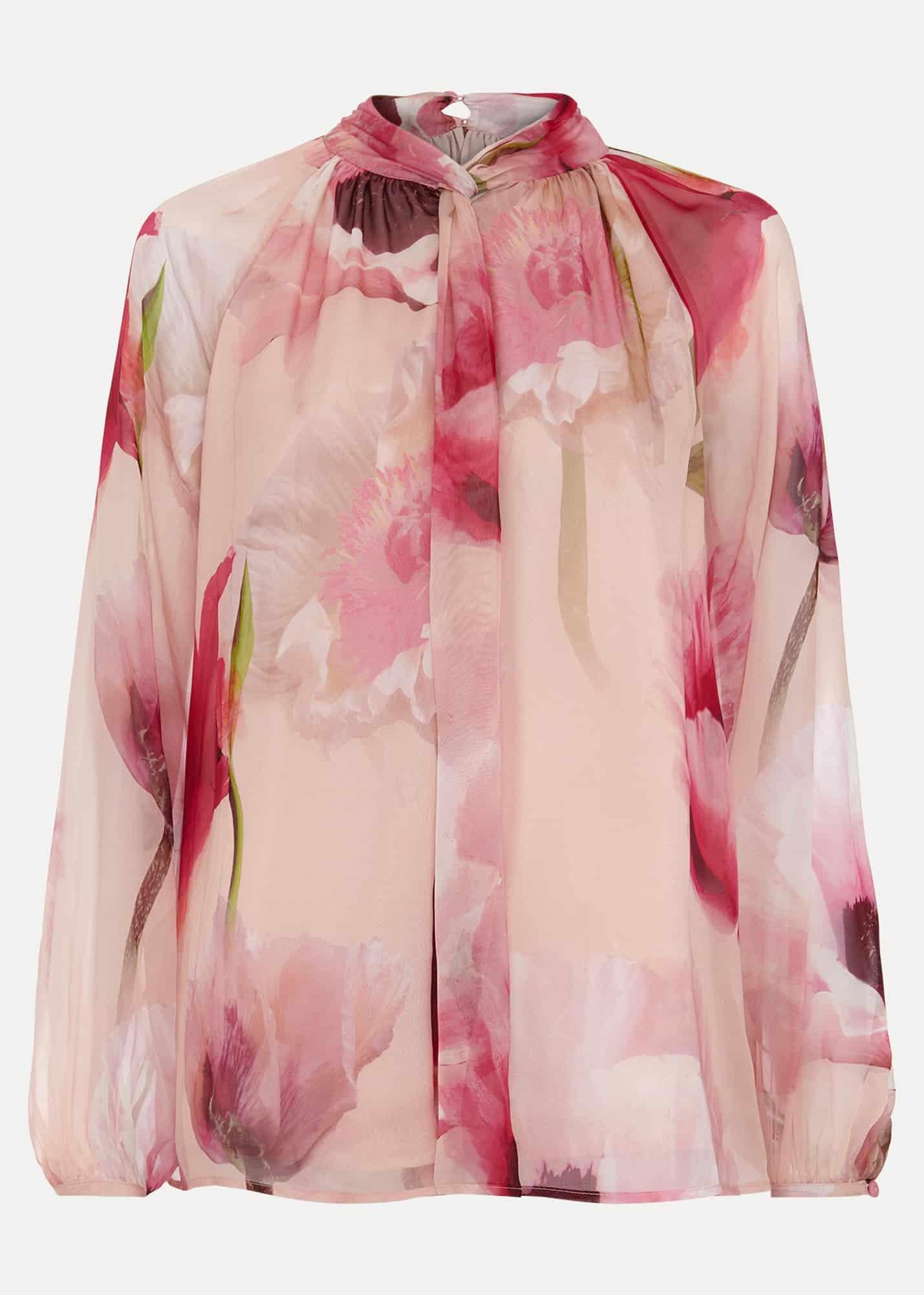 Poppy Silk Blouse