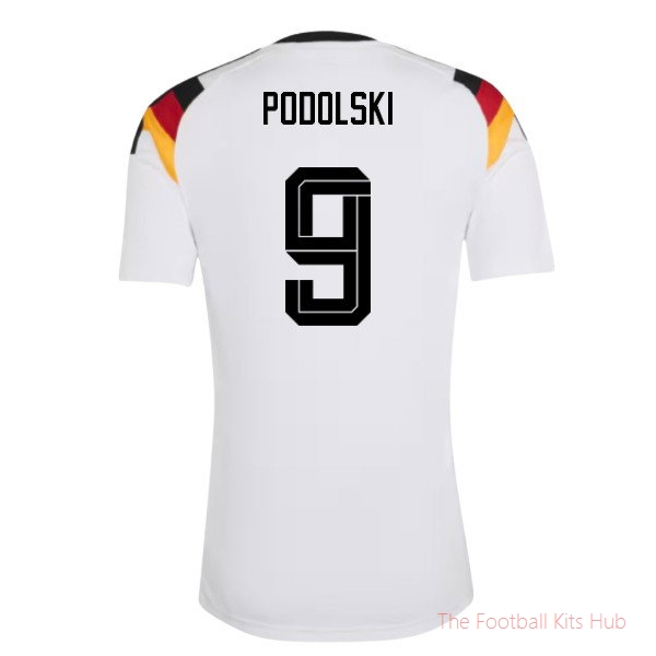 2026-2027 Germany Home Fan Jersey (Podolski 9)