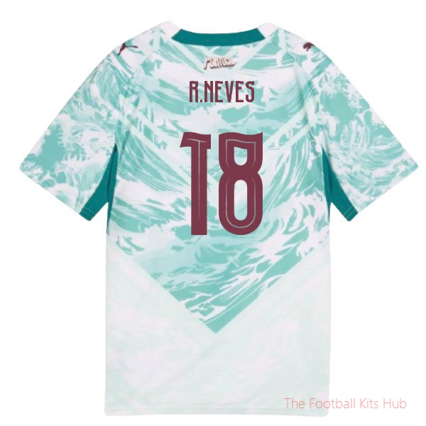 [EFS] 2026/27 Portugal Away Shirt (Kids) (R.Neves 18)