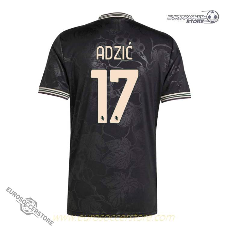 Juventus Third Jersey 25-26 with ADZIĆ 17