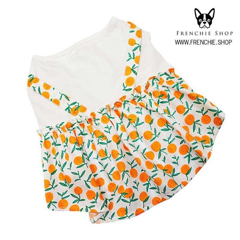 French Bulldog Frenchie Summer Dress Floral Cotton (w305) Durable Dog Item