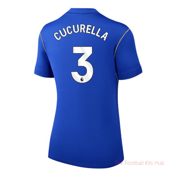 Breathable Chelsea 2026-2027 Home Shirt (Womens) (Cucurella 3)