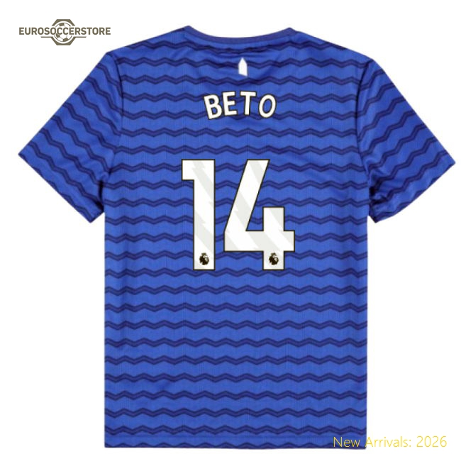 2025-2026 Everton Kids Soft Beto Jersey Kids-safe Technology