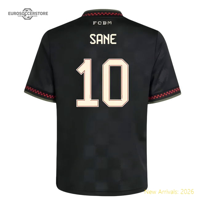 2025-2026 Bayern Munich Change Jersey (kids) (sane 10) - Fan Design