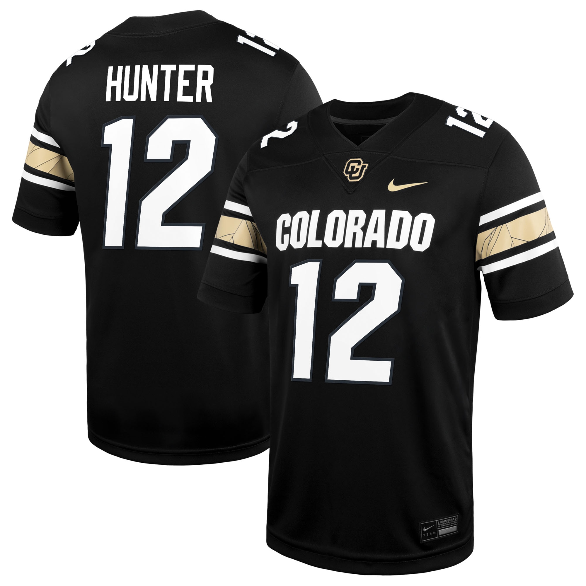 [NJP] Travis Hunter Colorado Buffaloes Alternate Alumni Game Jersey - Black