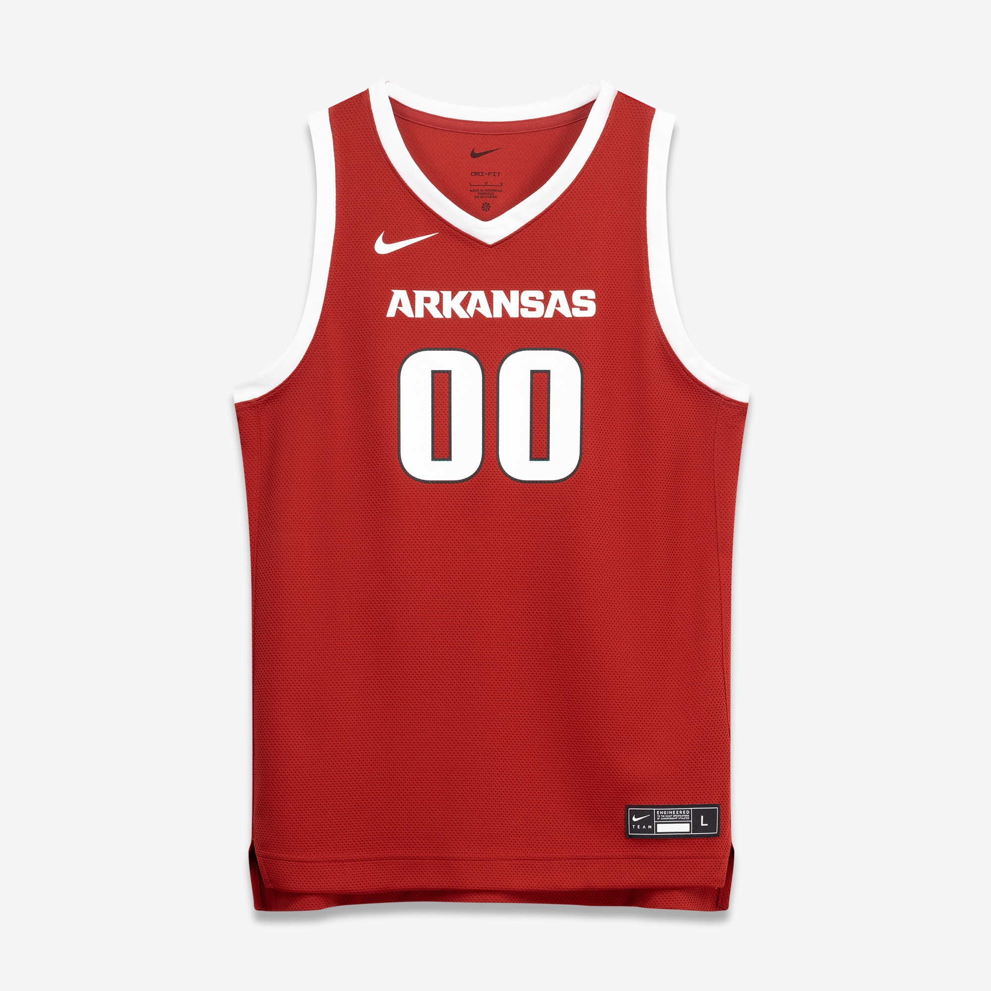 [DDG] Arkansas Razorbacks Youth Replica Basketball Jersey - Crimson