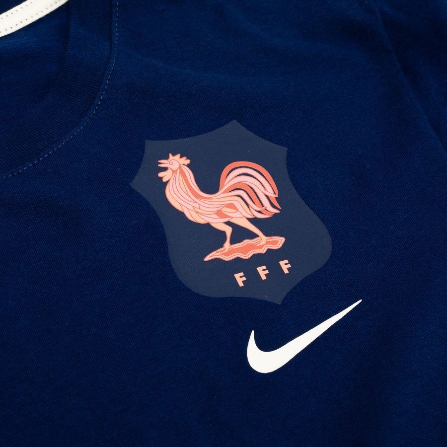 France T Shirt Crest Women's Euro 2025 Blue Void