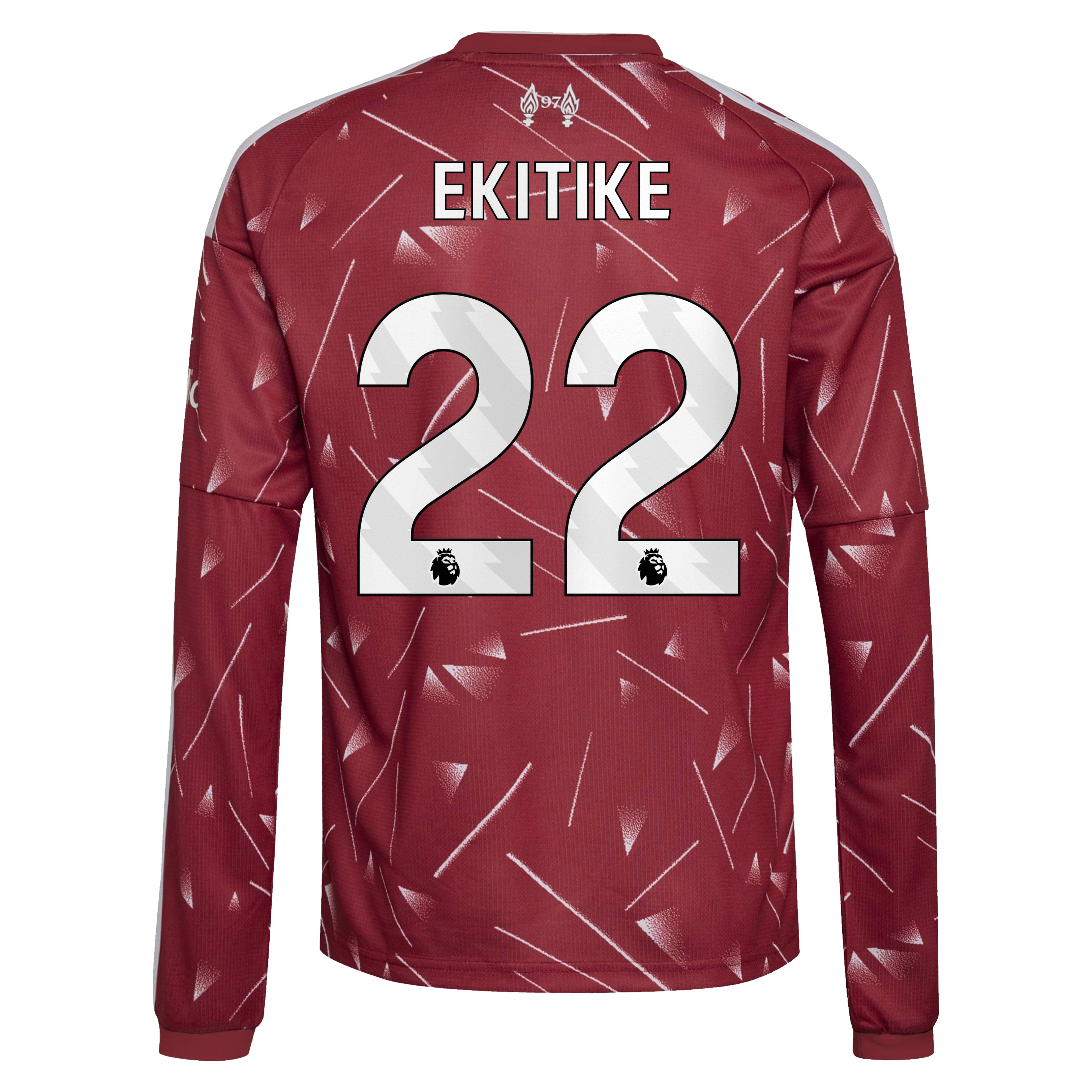 [SJH] Hugo Ekitike Liverpool Youth 2026/27 Home Replica Long Sleeve Jersey - Red