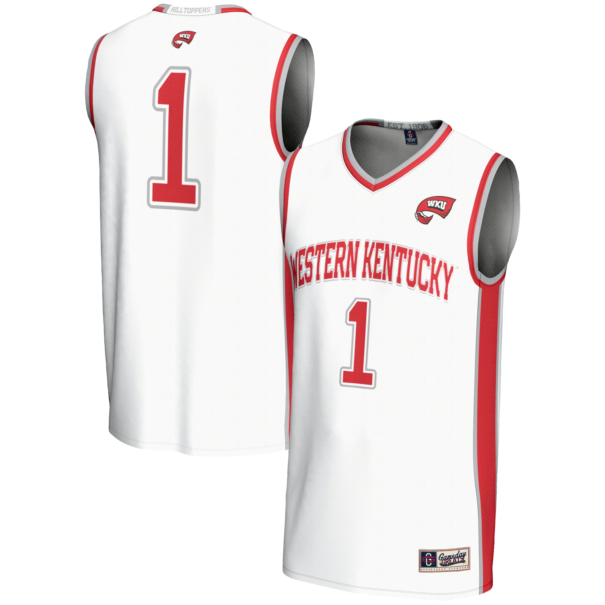 [NJP] Western Kentucky Hilltoppers GameDay Greats Lightweight Basketball Jersey - White