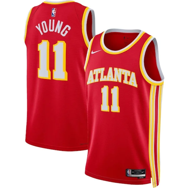 Trae Young ATL Swingman Jersey - stylish Basketball - Red game-day