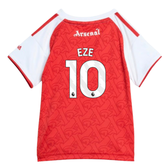 Baby Eze 10 Updated Arsenal Home Football Shirt 2025-2026