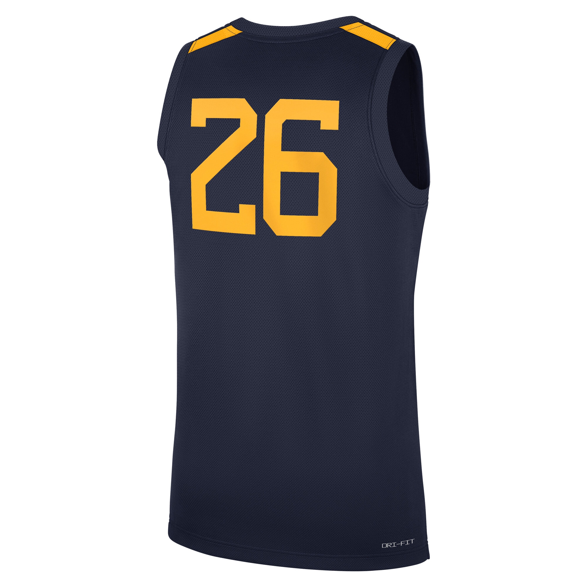 [NJP] West Virginia Mountaineers Road Replica Basketball Jersey - Navy