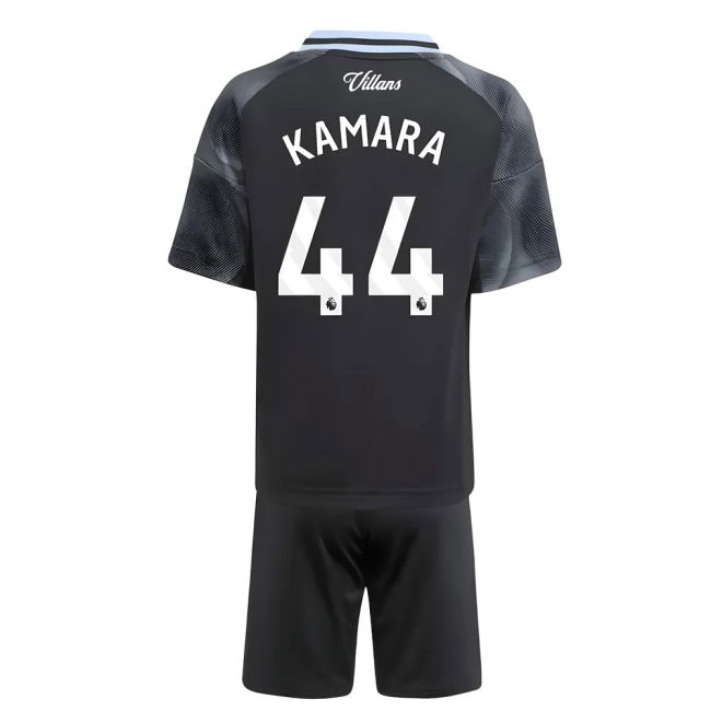 Football Aston Villa Away Mini Kit Kamara #44 Ultra Comfort Proud ...