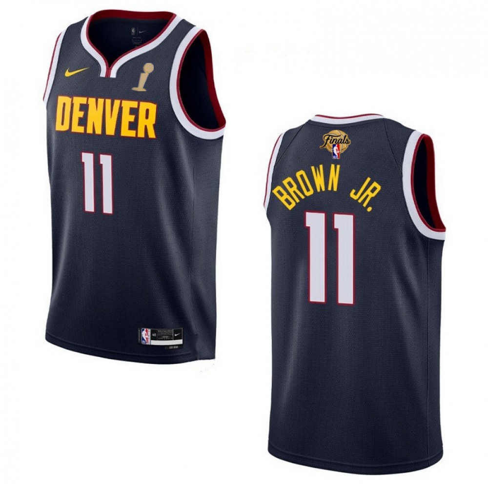Denver Nuggets 11 Navy Jersey - NBA Collection