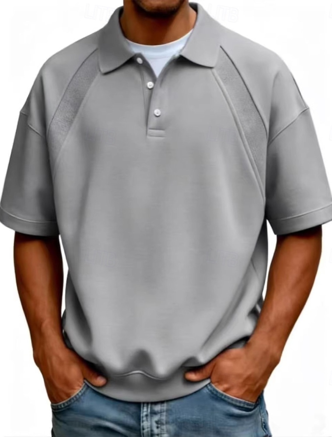 Men's Polo Shirts Casual Business Turndown Short Sleeve Fashion Basic