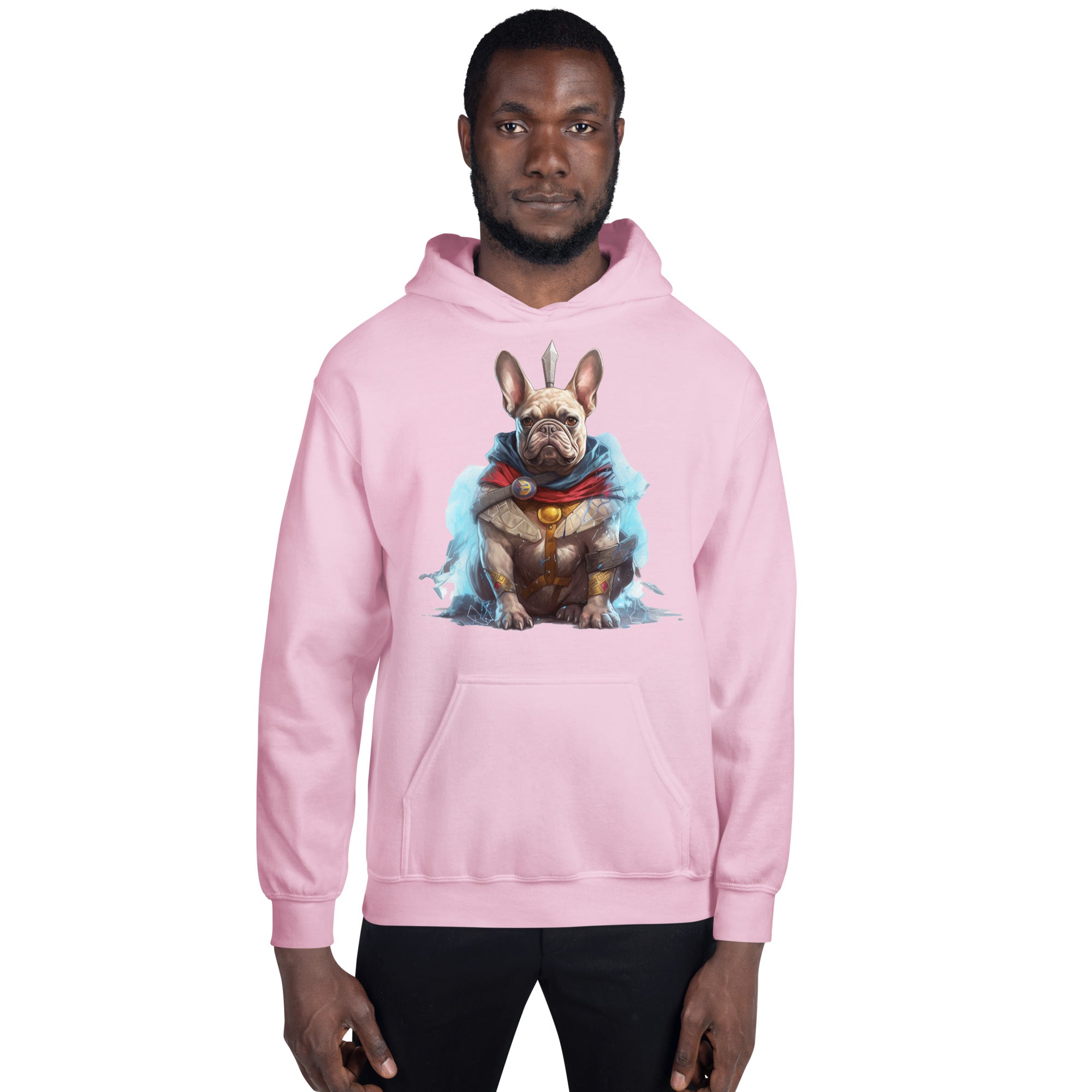 Minimal-Aesthetic Cozy Frenchie Unisex Hoodie - Perfect For Dog Enthu...