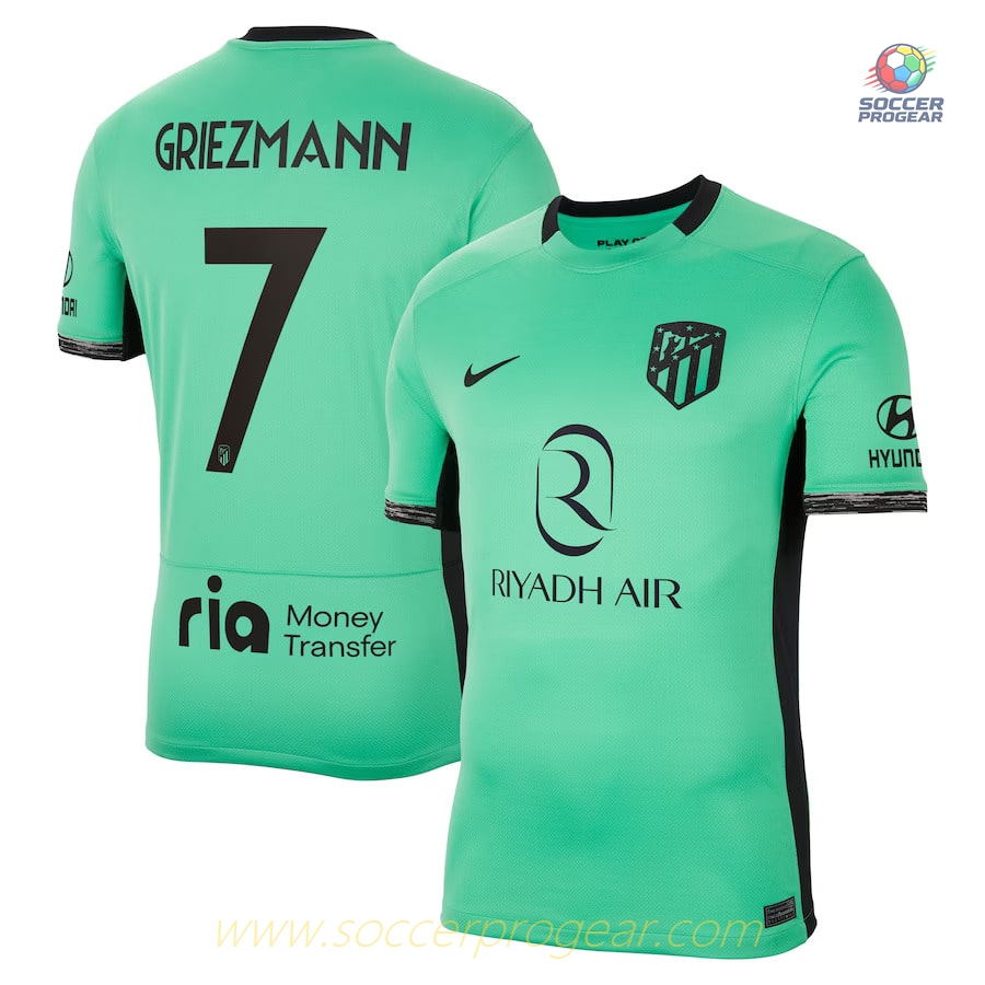 Atletico Madrid Griezmann Alternate Soccer Jersey 2023 2024
