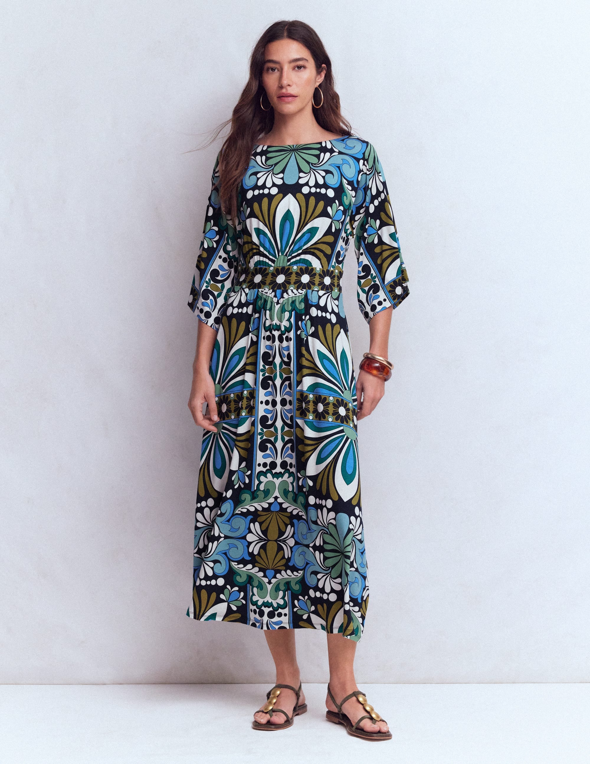 Imelda Kimono Jersey Dress