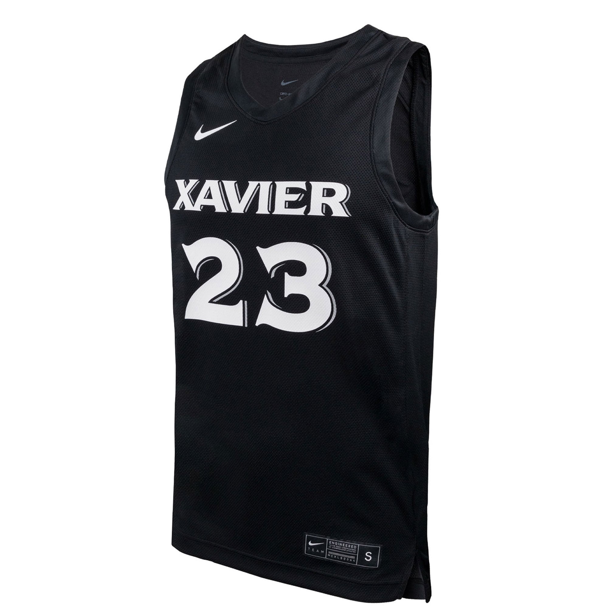 [NJP] Xavier Musketeers Replica Basketball Jersey - Black