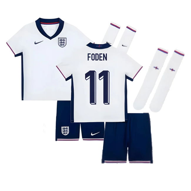 England Soccer Squad Fashionable Home Football Shirt (3)