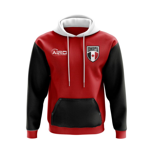 Authentic Udmurtia Concept Country Football Hoody (Red)