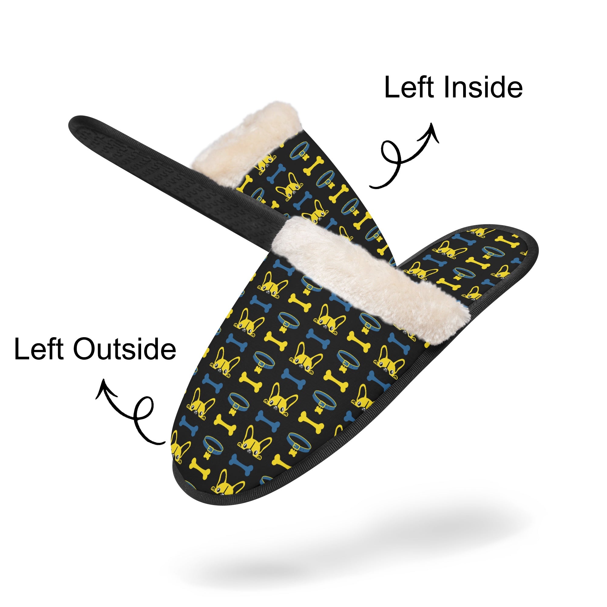 Squirt - Premium Cozy Winter Slippers Frenchie Themed Wear