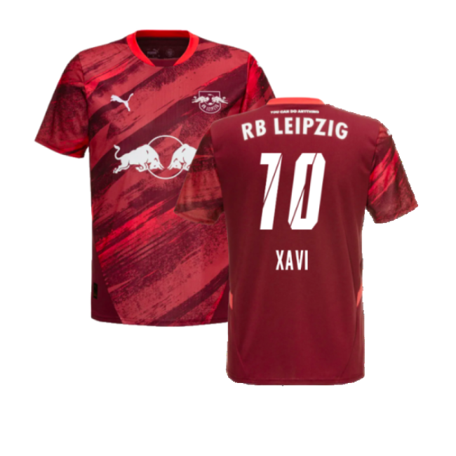 Red Bull Leipzig 2024-2025 Away Football Jersey (Xavi 10)