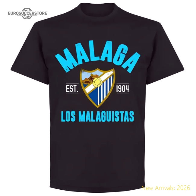 Official Professional-Grade Malaga Established T-Shirt - Black