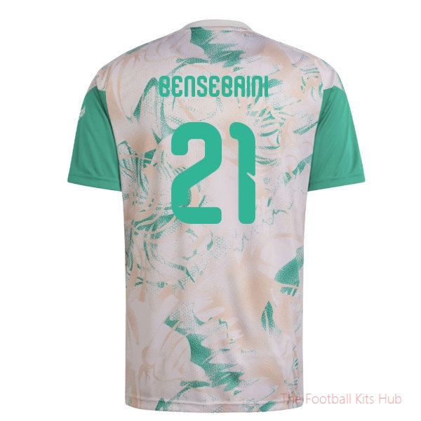 2026-2027 Algeria Pre-Match Shirt Bensebaini #21 Country Football Kit