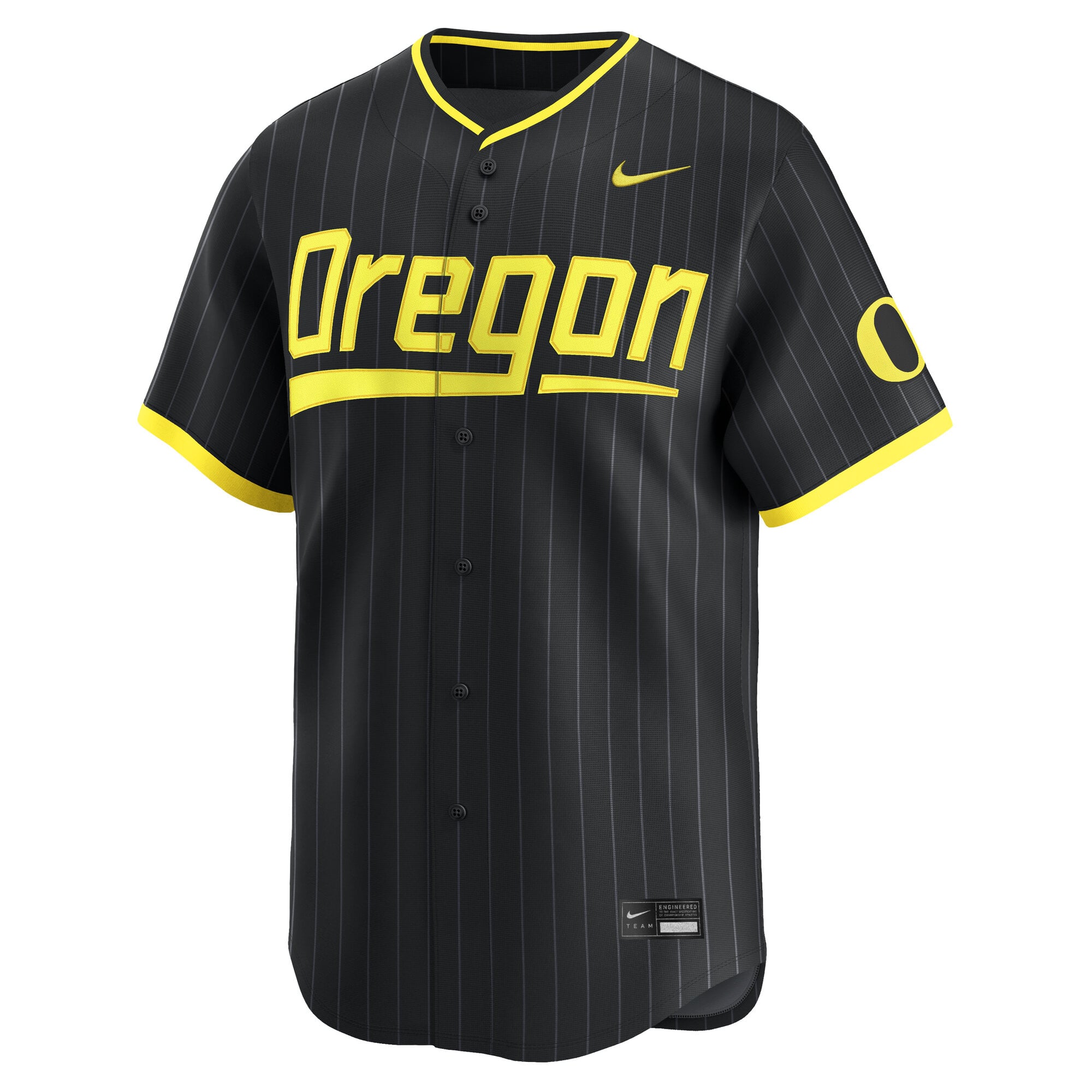 Oregon Ducks Nike Baseball Limited Jersey - Black