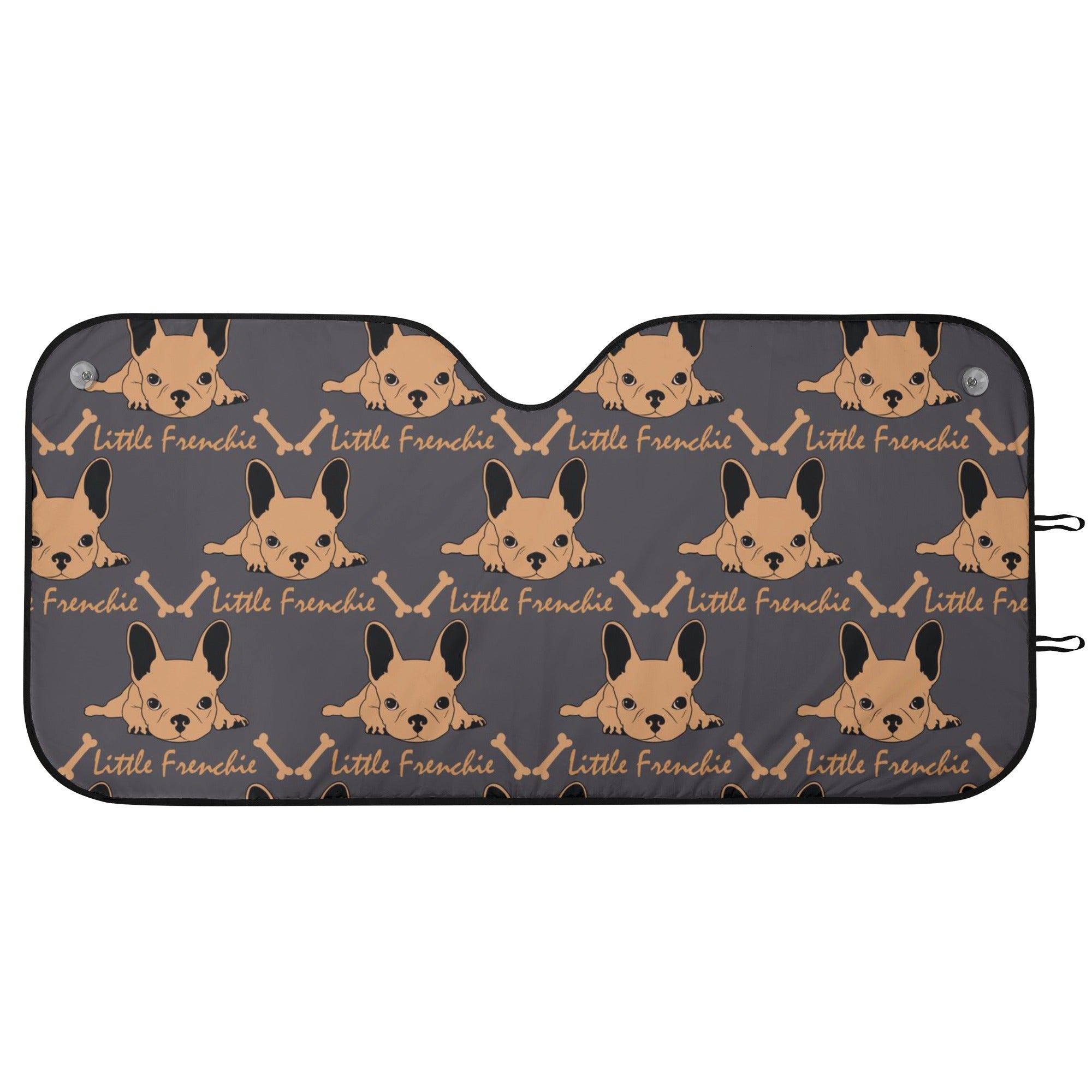 Frenchie Durable Gus - Bulldog Car Auto Sun Shade Indoor Use
