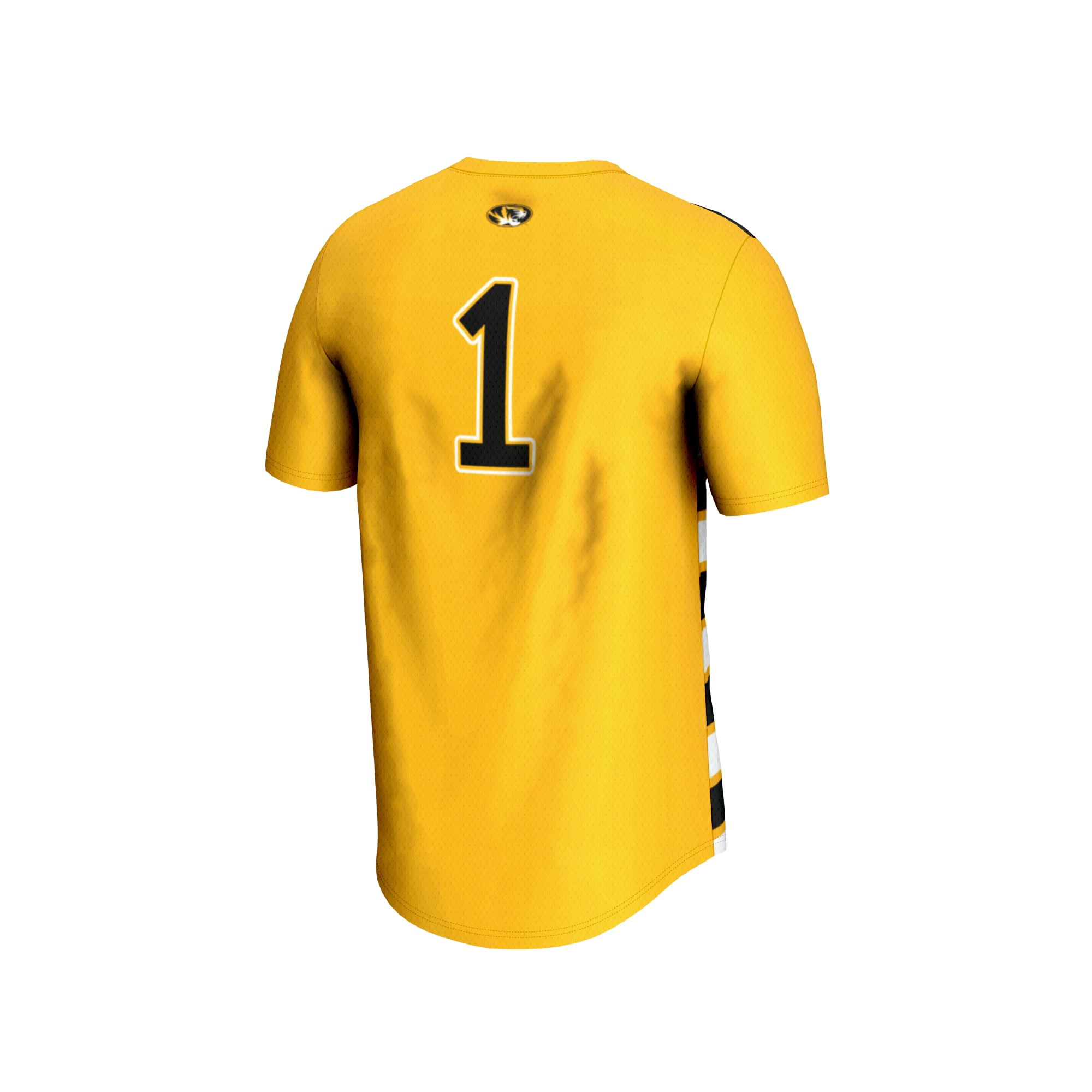 #1 Missouri Tigers GameDay Greats Unisex Lightweight Soccer Fashion Jersey - Gold