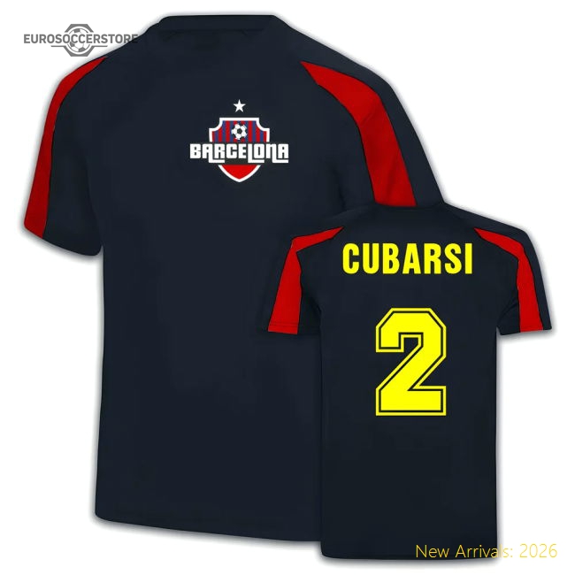First-class Pau Cubarsi Fcb Sports Training Jersey - Supporter Edition