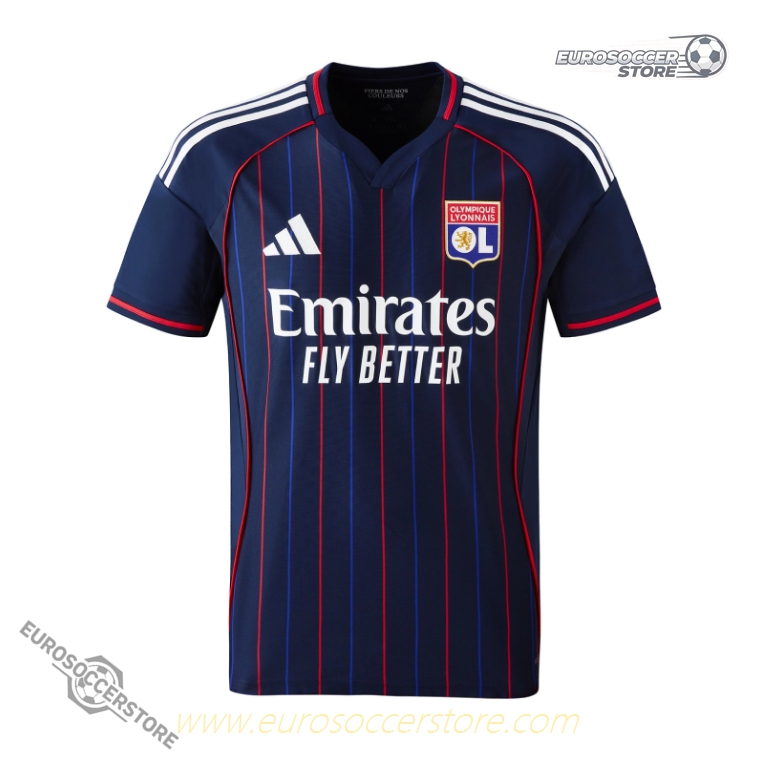 Olympique Lyonnais Lyon Away ĆALETACAR 55 Football Jersey for the 25-26 Season