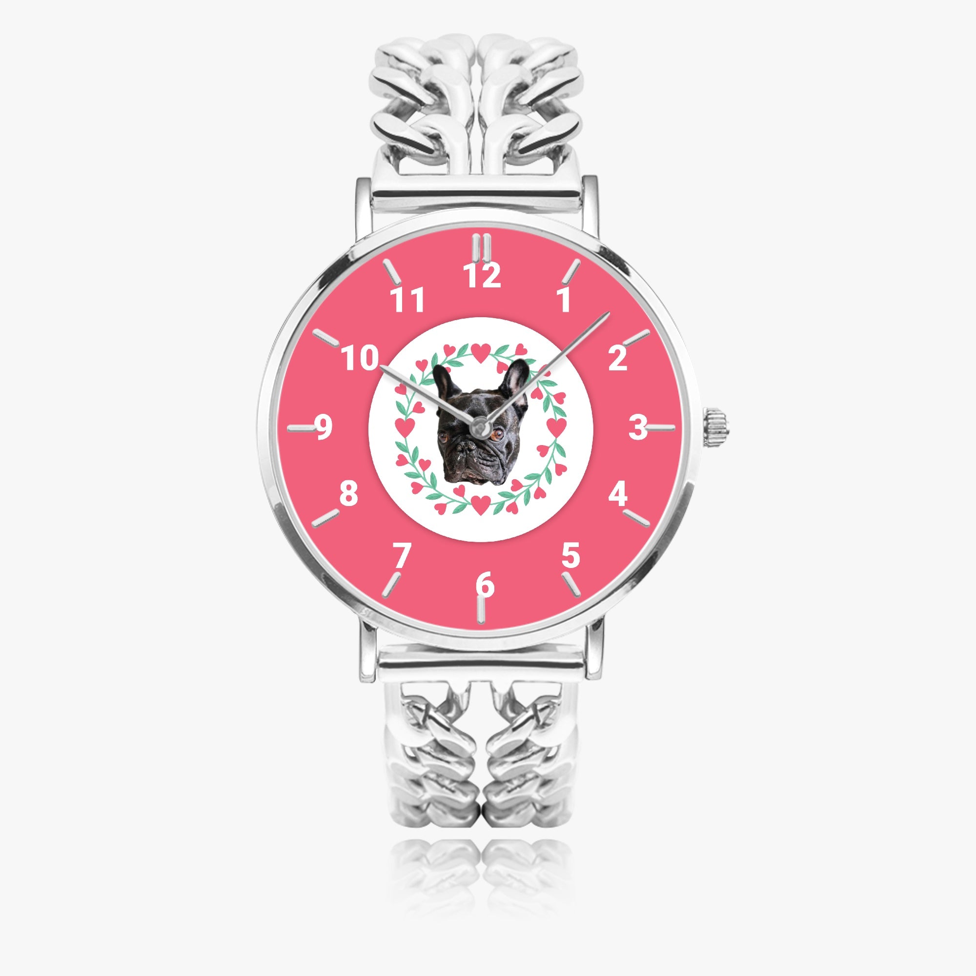 Rowdy - Personalized Chic Hollow Strap Watch for Frenchie Lovers