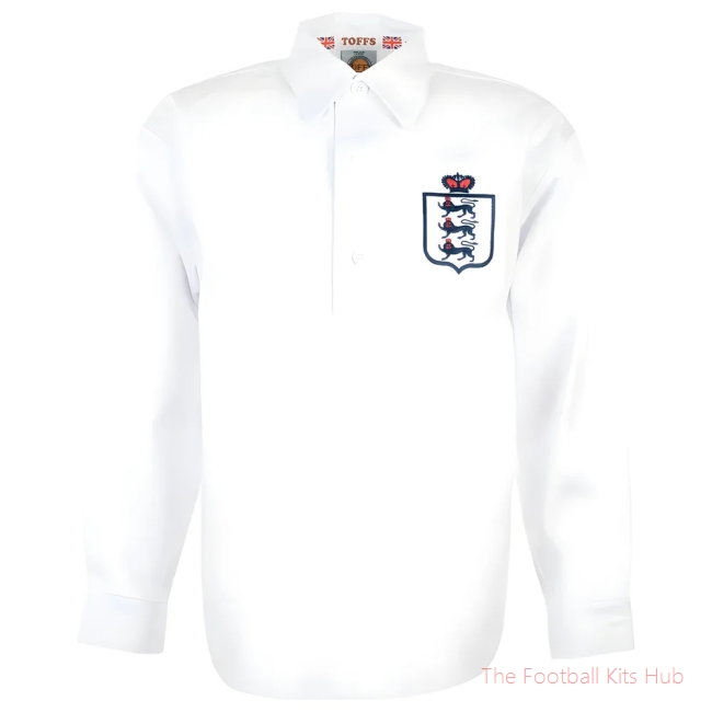 England 1930-50s Retro Football Shirt