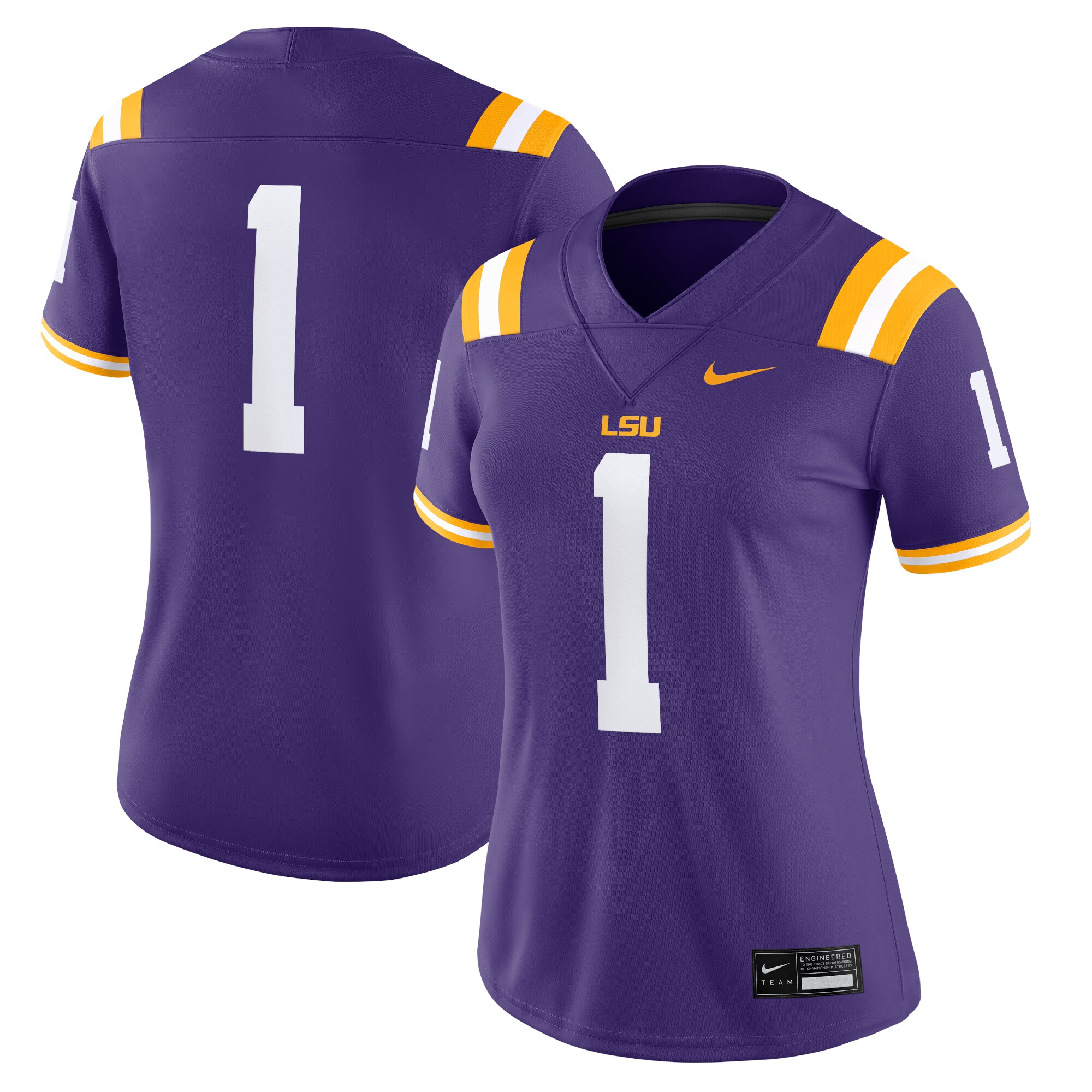 [DDG] LSU Tigers Women's Game Jersey - Purple