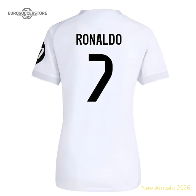 Professional-Grade 2025-2026 Real Madrid Authentic Home Shirt (Womens) (Ronaldo