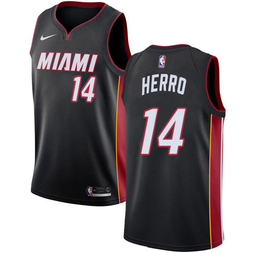 Nike Heat Black Miami Heat #14 Jersey - Affordable Basketball Jersey