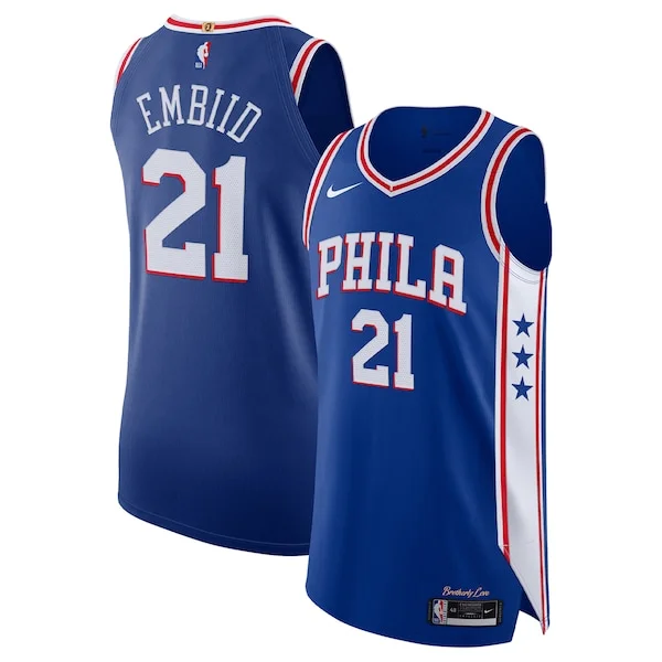 Joel Embiid PHI Authentic Jersey - fashionable Basketball -