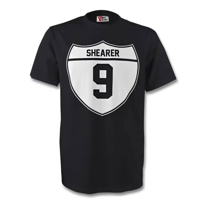 Newcastle Original Alan Shearer Newcastle Crest Tee (black)