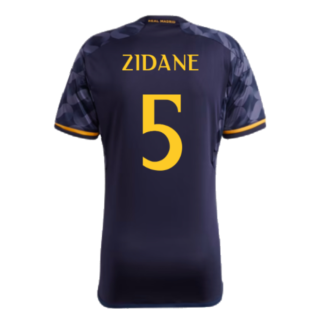 Professional-Grade 2023-2024 Real Madrid Away Shirt (Zidane 5)