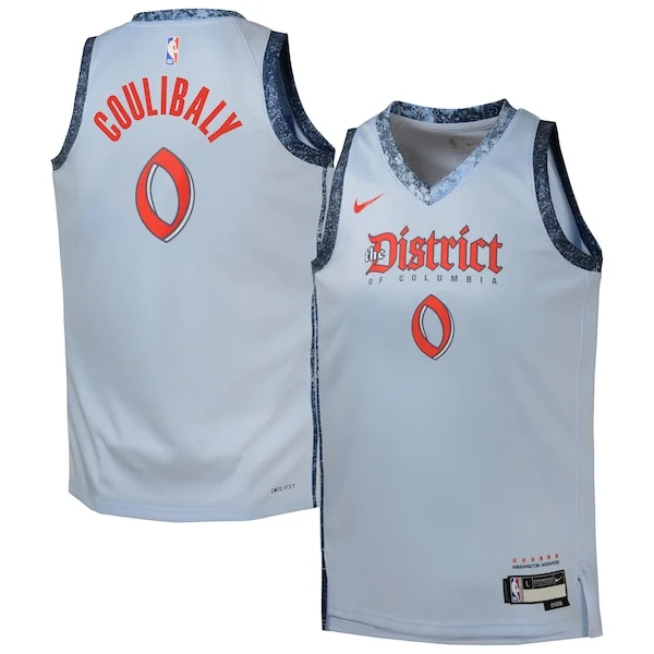 Pro-Grade Bilal Coulibaly WAS NBA Jersey - Blue - Affordable Price